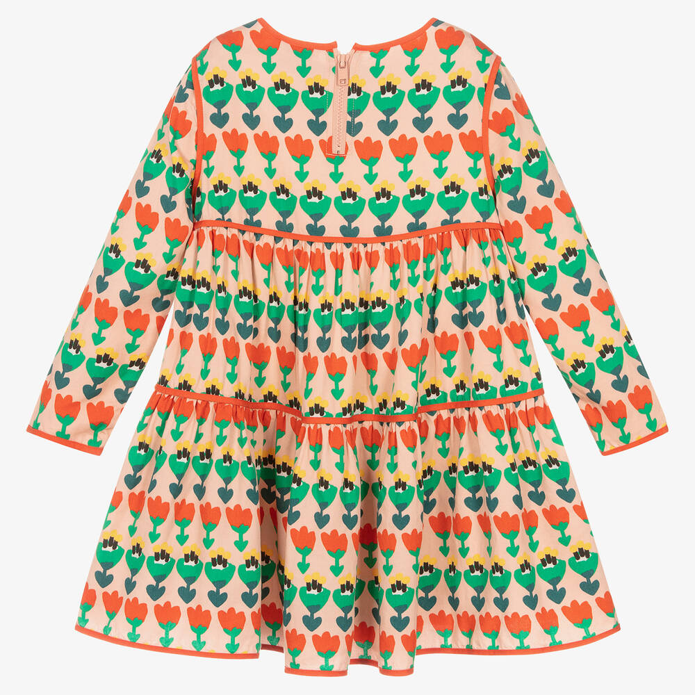 Stella McCartney Kids-Girls Pink Floral Dress | Childrensalon Outlet