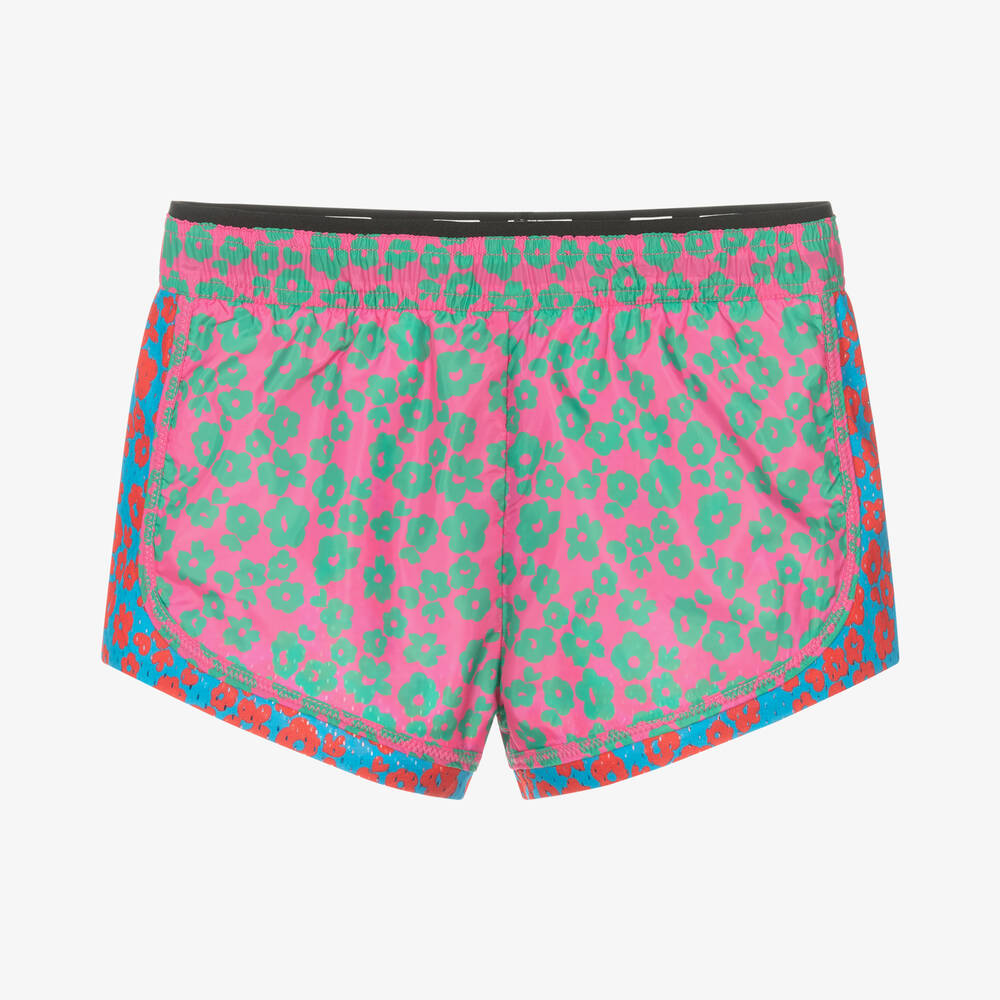 Stella McCartney Kids - Geblümte Shorts in Rosa (M) | Childrensalon