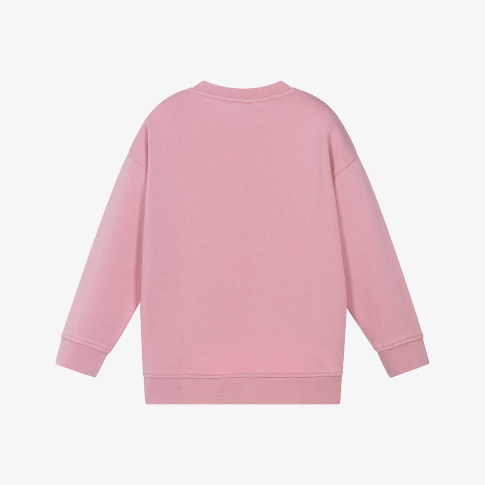 Stella McCartney Kids-Girls Pink Graphic Sweatshirt | Childrensalon Outlet