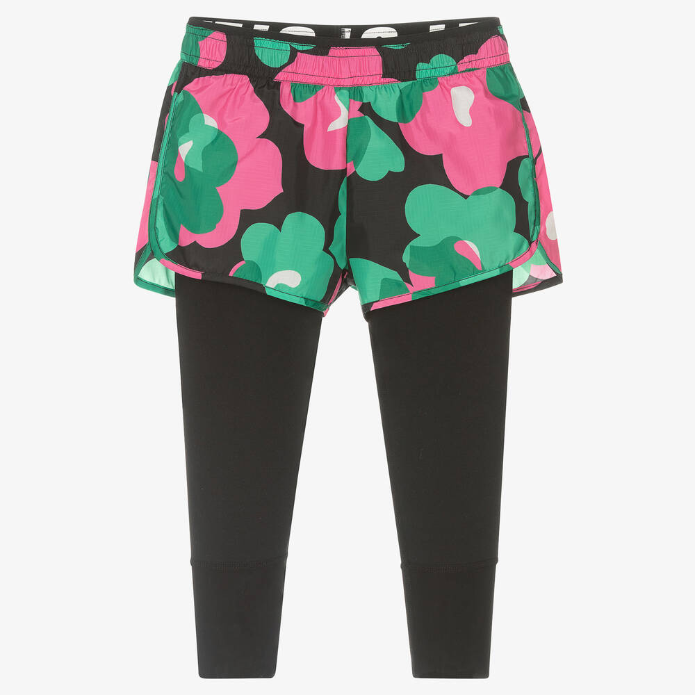 Stella McCartney Kids - Shorts in Rosa und Grün (M)  | Childrensalon