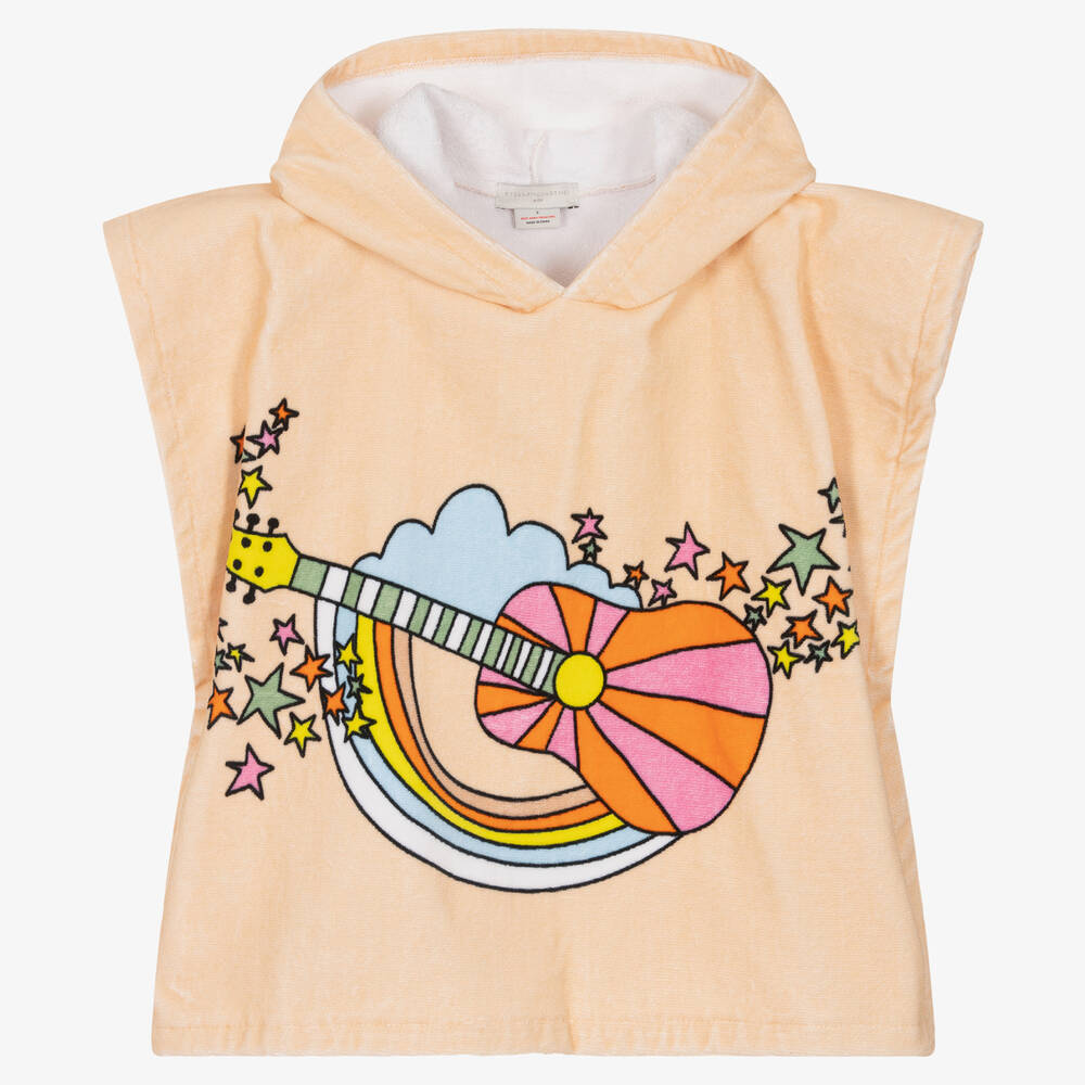 Stella McCartney Kids - Розовое полотенце с капюшоном | Childrensalon