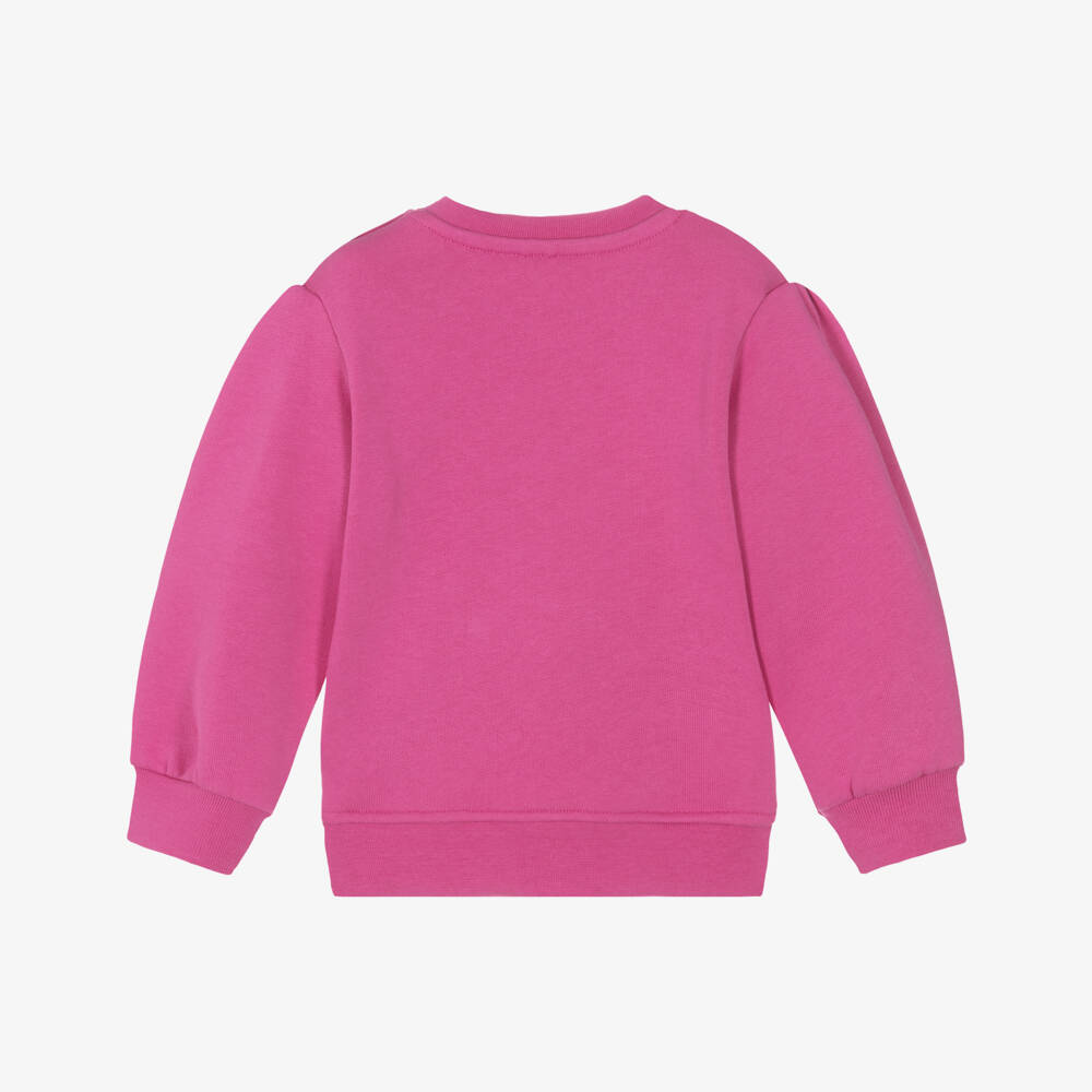 Stella McCartney Kids-Girls Pink Jelly Graphic Pullover | Childrensalon Outlet