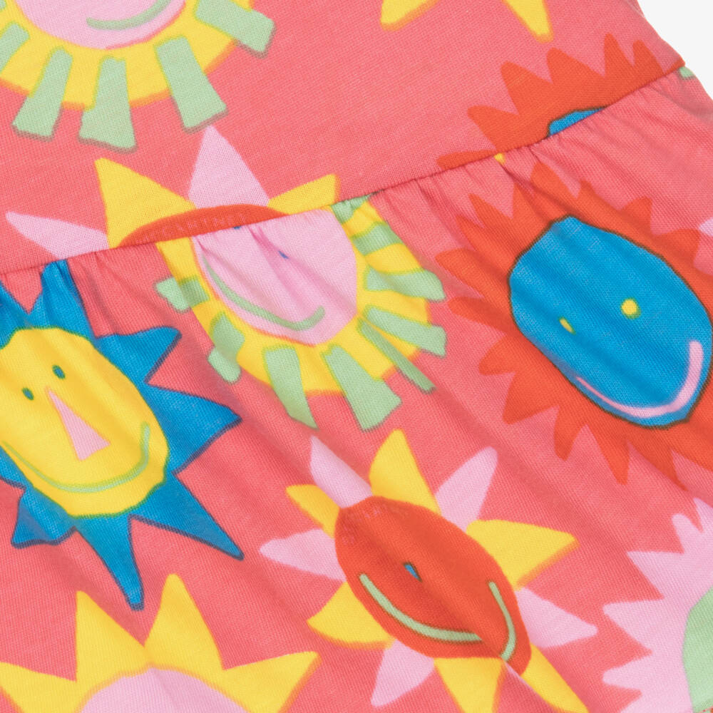 Stella McCartney Kids-Girls Pink Organic Cotton Sun Dress | Childrensalon Outlet