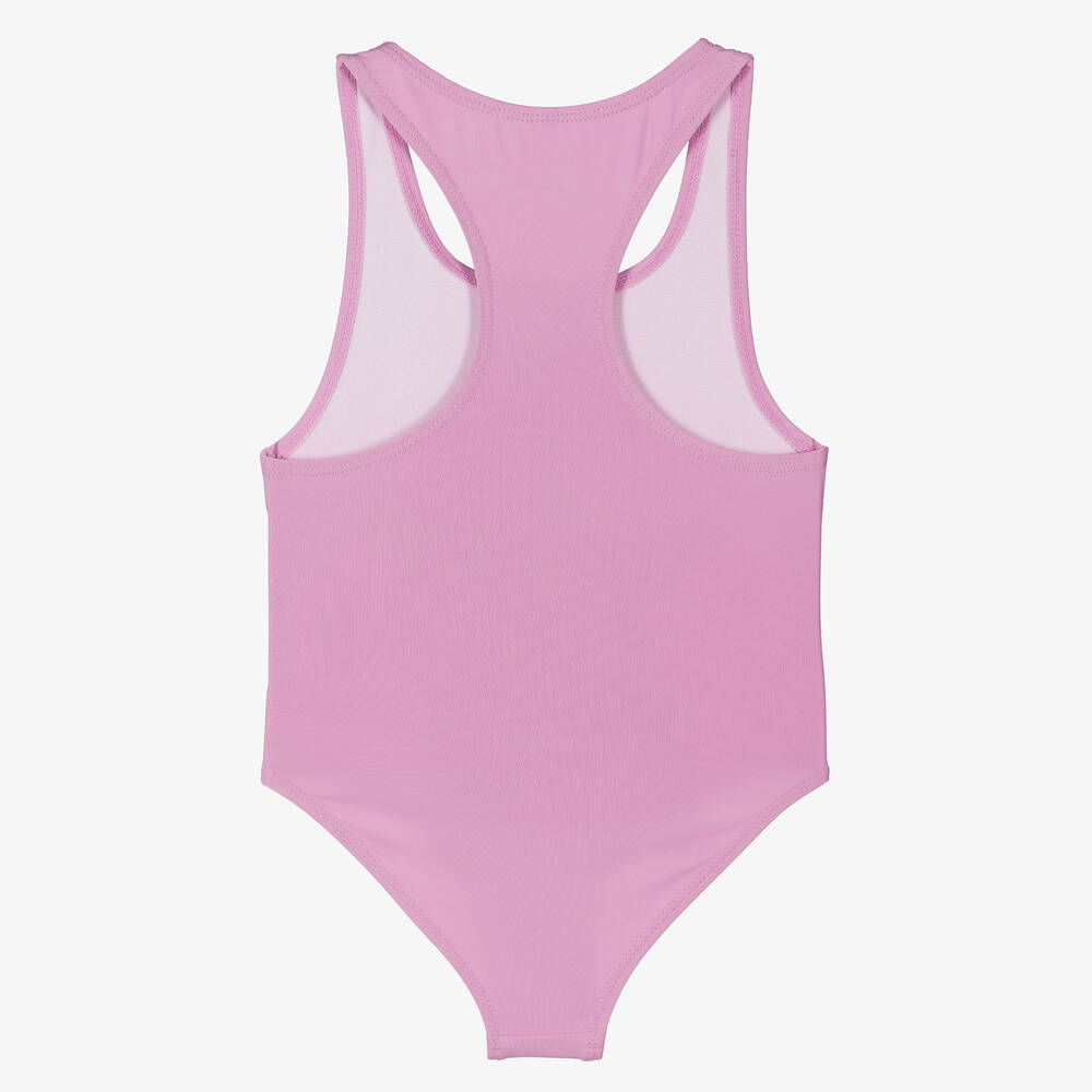 Stella McCartney Kids- Girls Pink Star Swimsuit (UPF50+) | Childrensalon Outlet