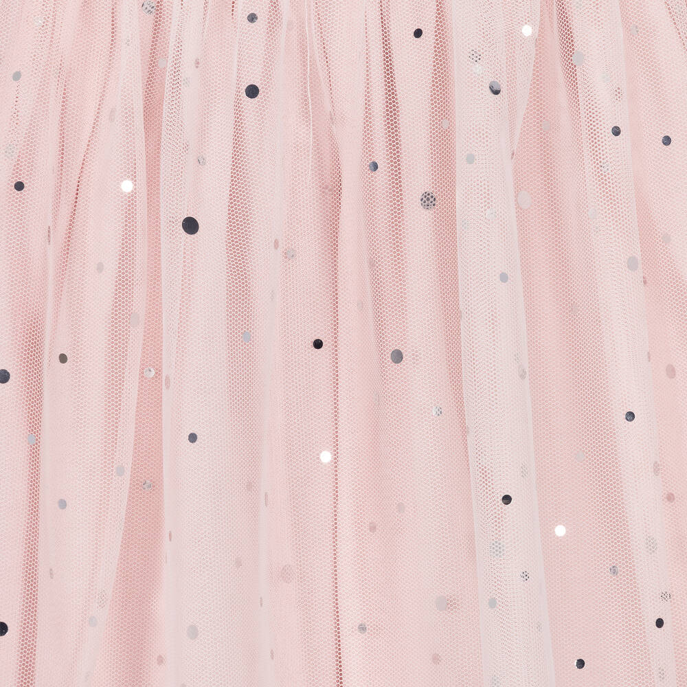 Stella McCartney Kids-Girls Pink Tulle & Sequin Dress | Childrensalon Outlet