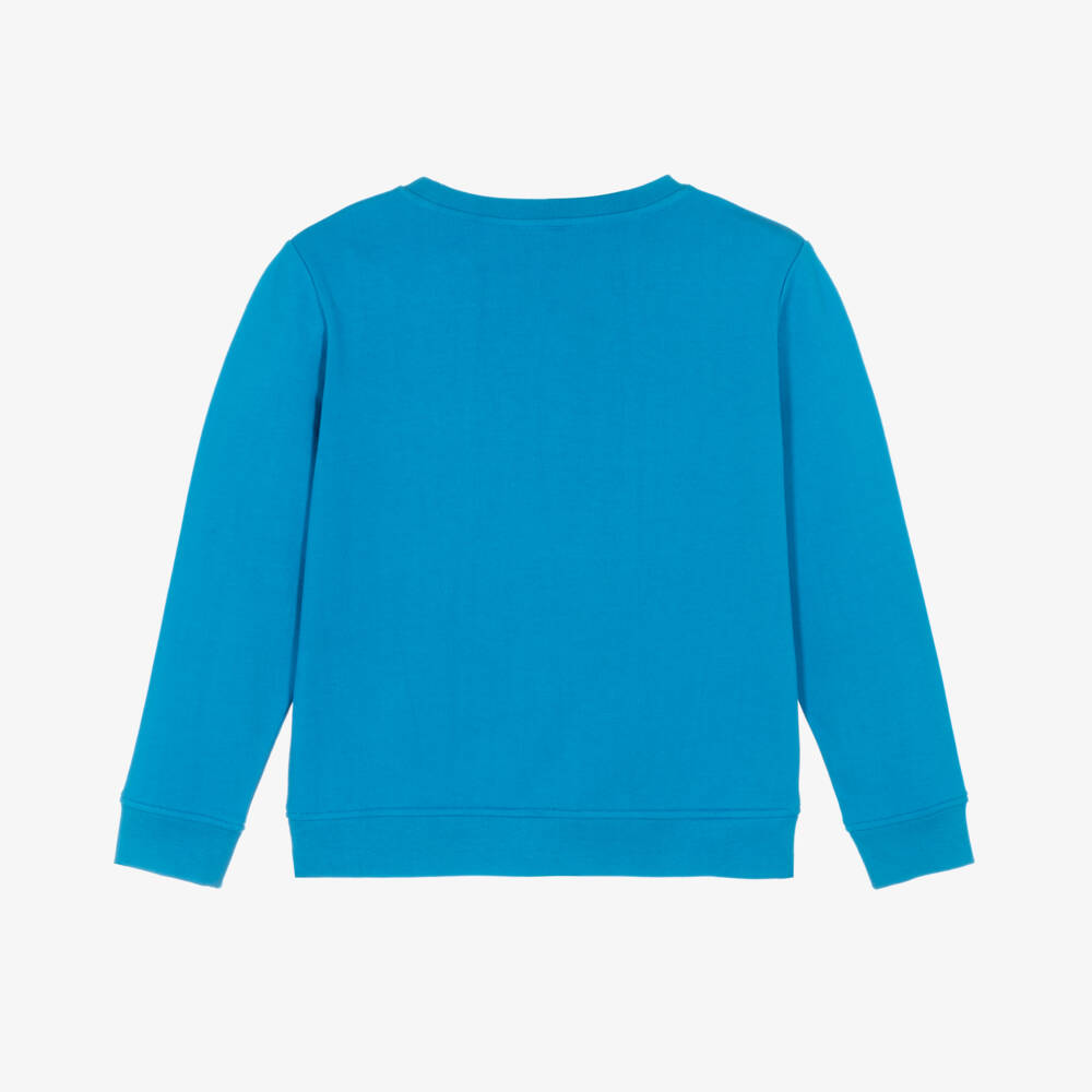 Stella McCartney Kids-قميص جيرسي أزرق مرح للبنات | Childrensalon Outlet