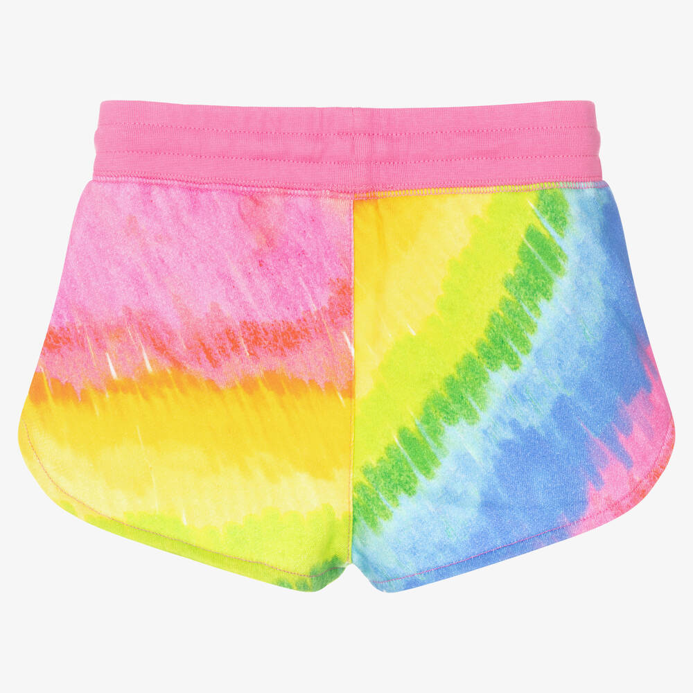 Stella McCartney Kids-Girls Rainbow Cotton Shorts | Childrensalon Outlet