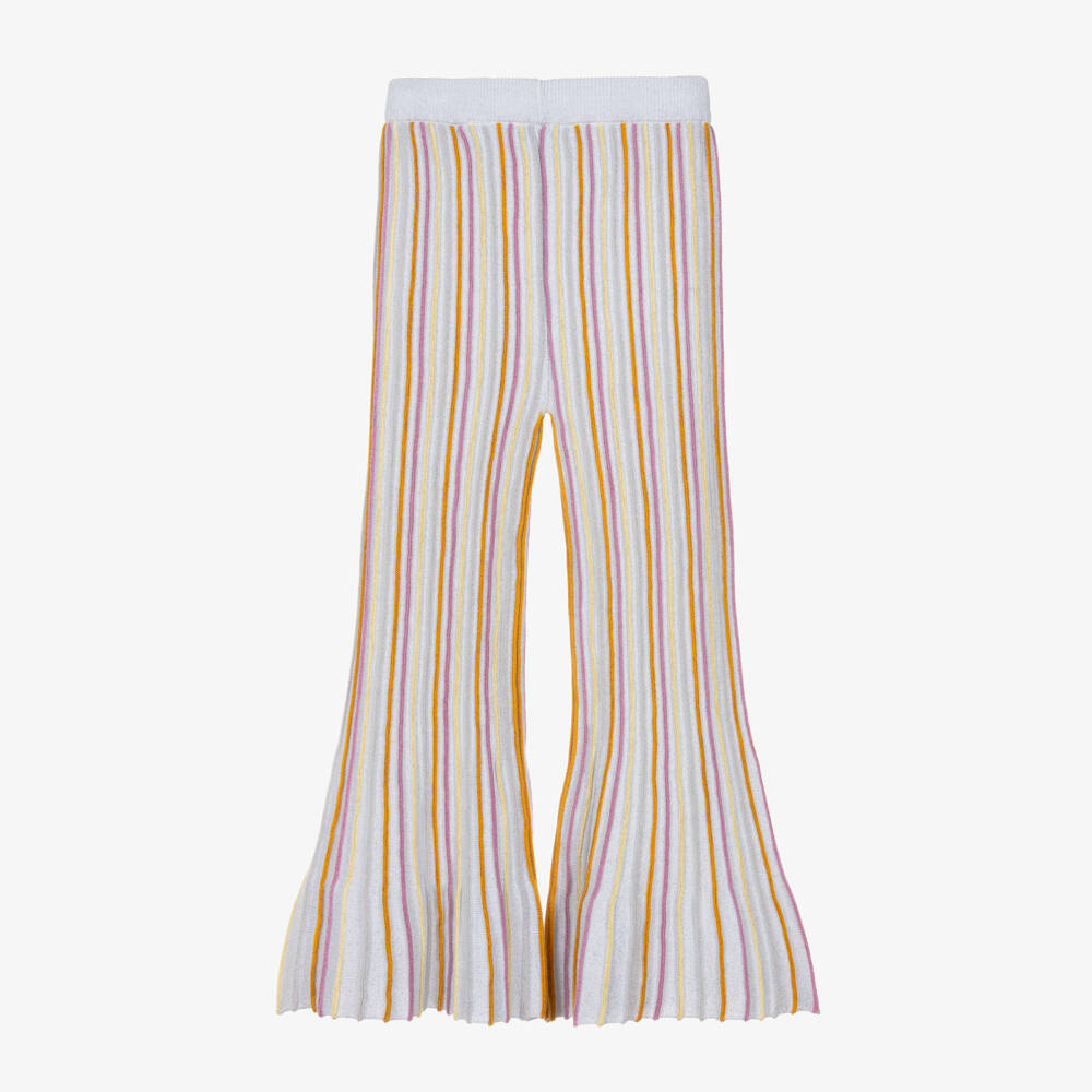 Stella McCartney Kids-بنطلون محبوك بألوان قوس قزح للبنات | Childrensalon Outlet