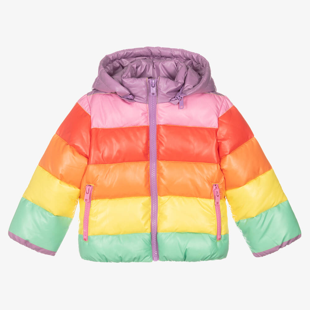 Rainbow coat girls shop