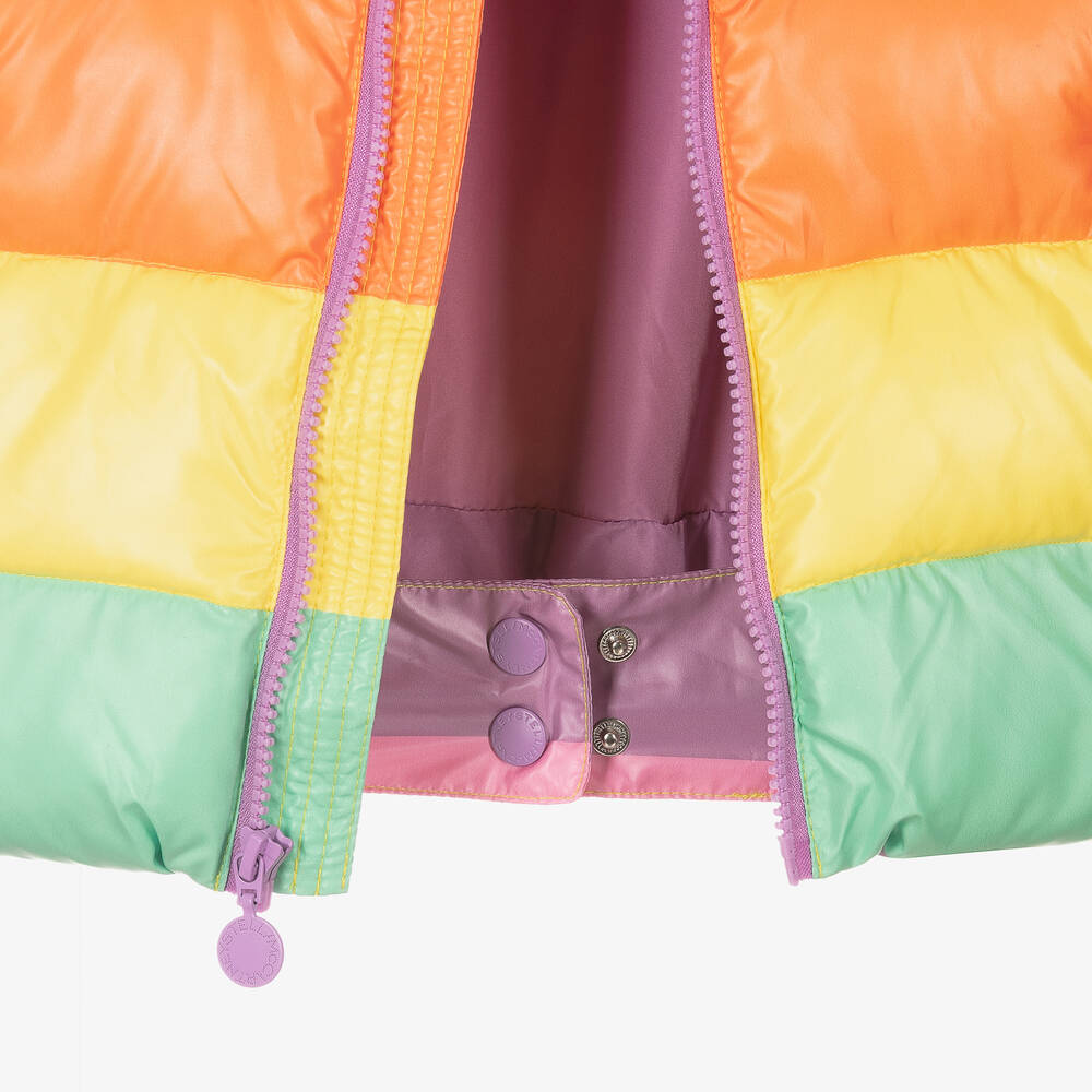 Gap rainbow puffer discount jacket