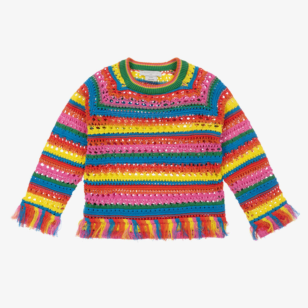 Pull arc hot sale en ciel fille