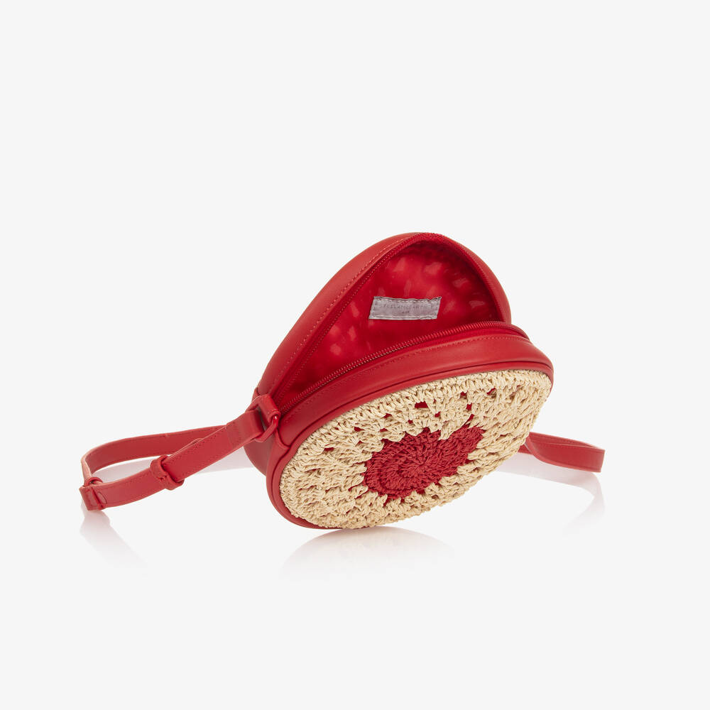 Girls red bag store