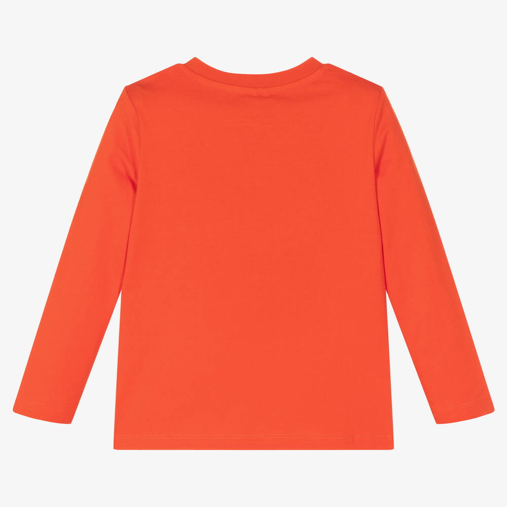 Stella McCartney Kids-Красный хлопковый топ с ангелом | Childrensalon Outlet
