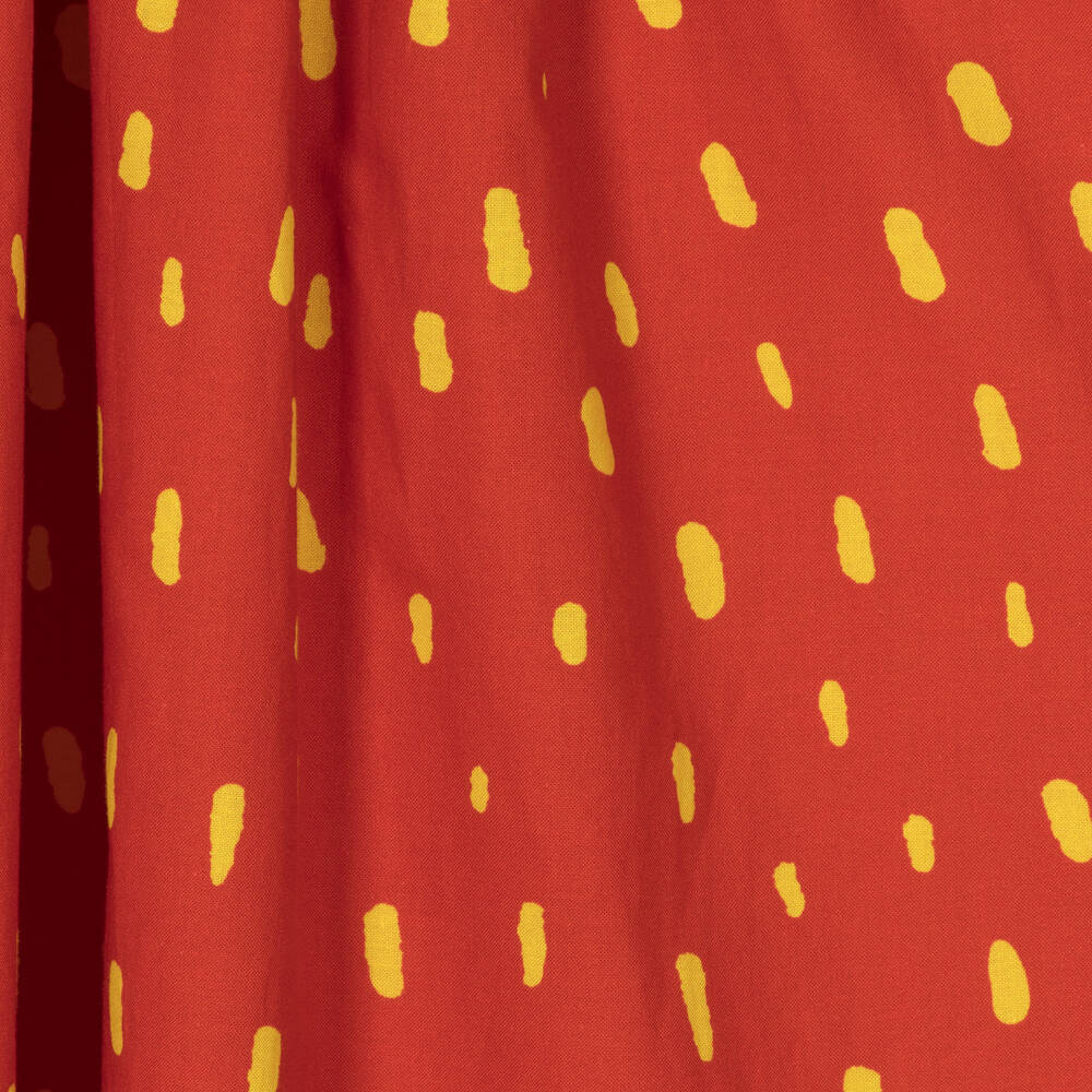 Stella McCartney Kids-Красное хлопковое платье для девочек | Childrensalon Outlet