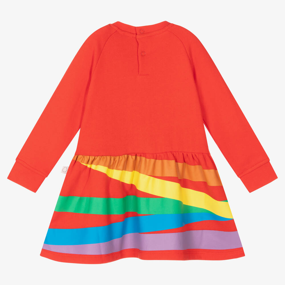 ★Stella McCartney★Girls オーガニックコットンベスト/Red Stella McCartney Kids - Girls Red Organic Cotton Dress