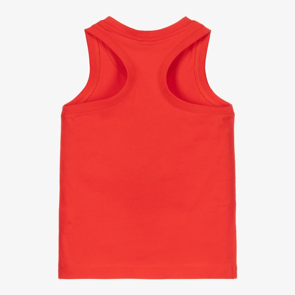 Stella McCartney Kids Girls Red Organic Cotton Vest