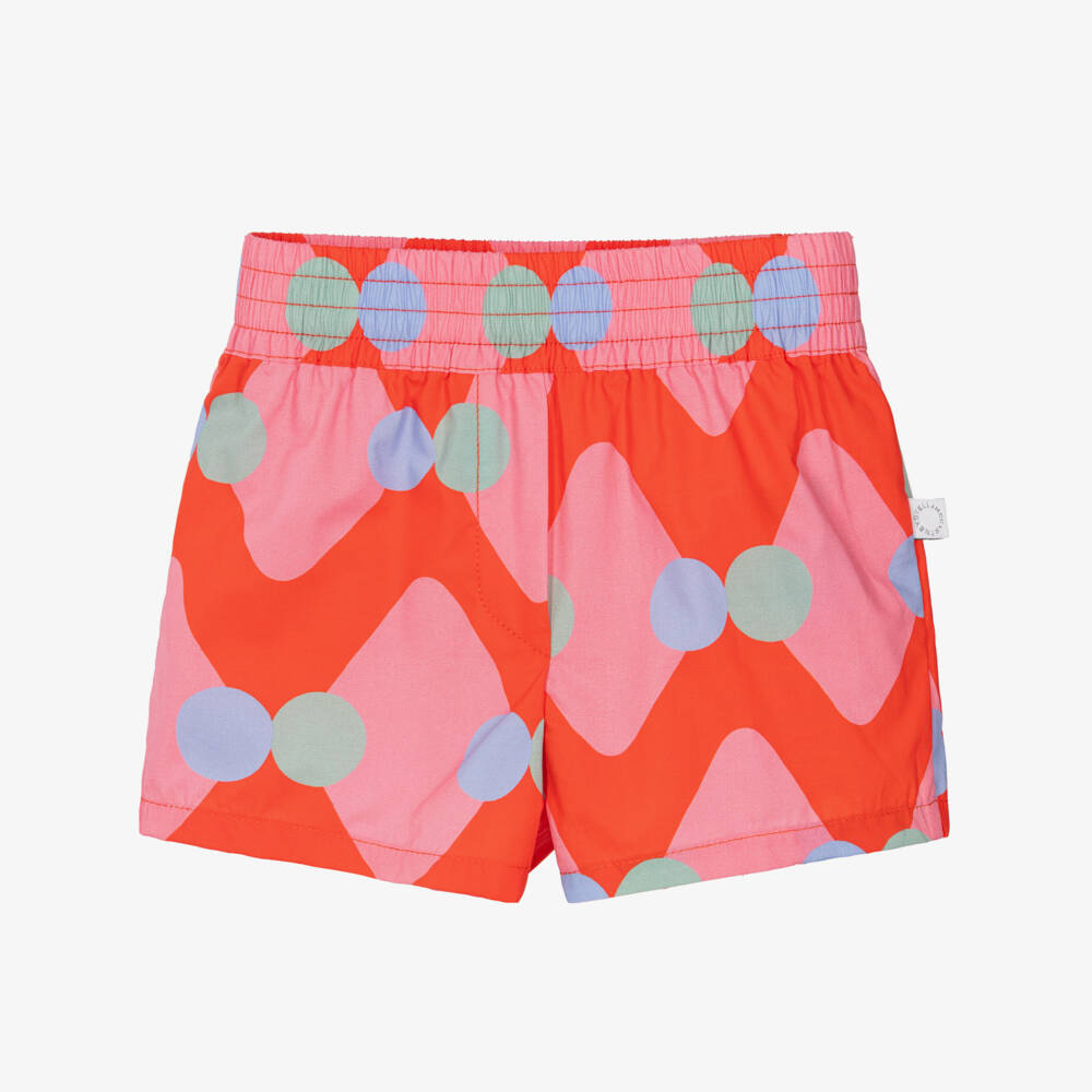 Stella McCartney Kids-Розовые шорты с цветочным узором для девочек | Childrensalon Outlet