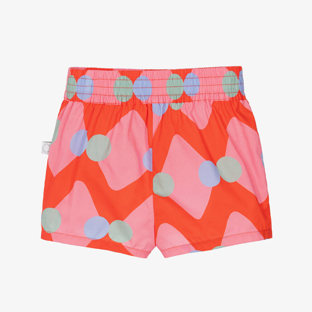 Stella McCartney Kids-Розовые шорты с цветочным узором для девочек | Childrensalon Outlet