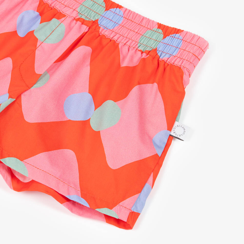 Stella McCartney Kids-Розовые шорты с цветочным узором для девочек | Childrensalon Outlet