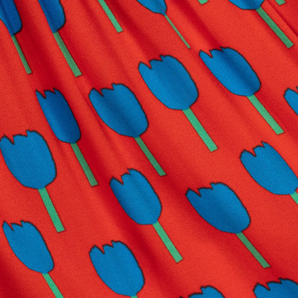 Stella McCartney Kids-Girls Red Pleated Skirt | Childrensalon Outlet