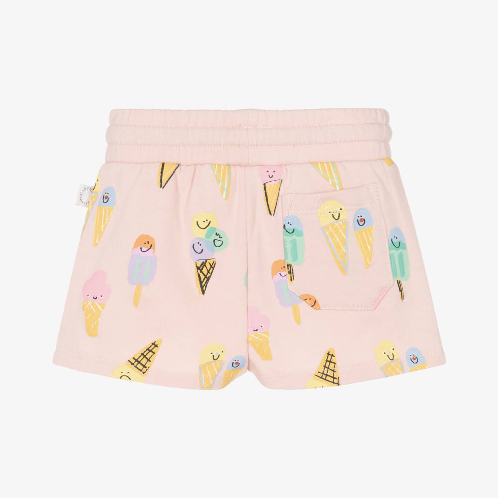 Stella McCartney Kids-Girls Rosy Cotton Jersey Bottoms | Childrensalon Outlet