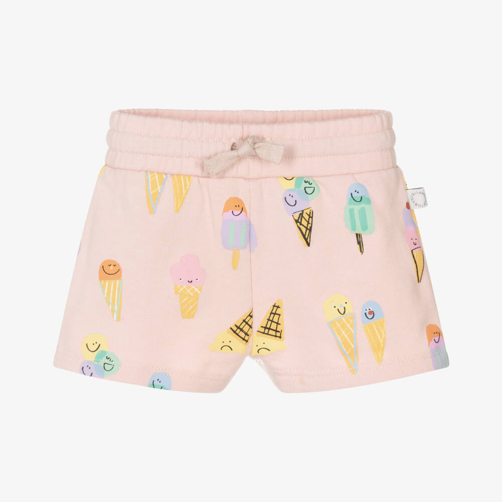 Stella McCartney Kids-Розовые хлопковые брюки для девочек | Childrensalon Outlet