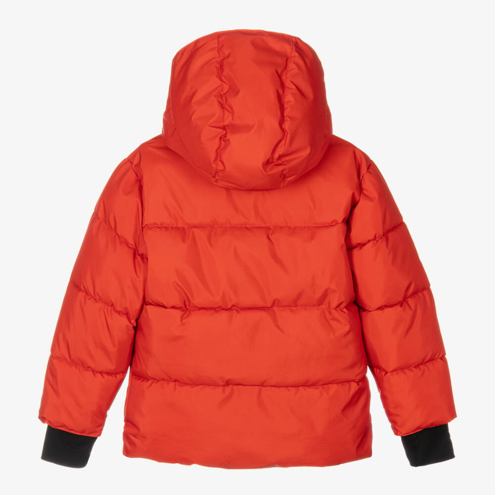 Stella McCartney Kids Ski Wear Capsule-Girls Scarlet Star Quilted Ski Coat | Childrensalon Outlet
