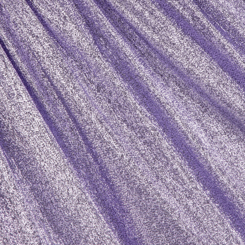 Stella McCartney Kids-Girls Shimmering Purple Lamé Dress | Childrensalon Outlet