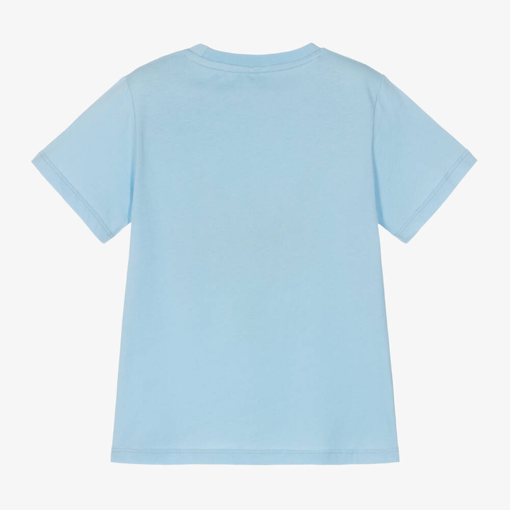 Stella McCartney Kids-Girls Sky Organic Cotton Logo Tee | Childrensalon Outlet