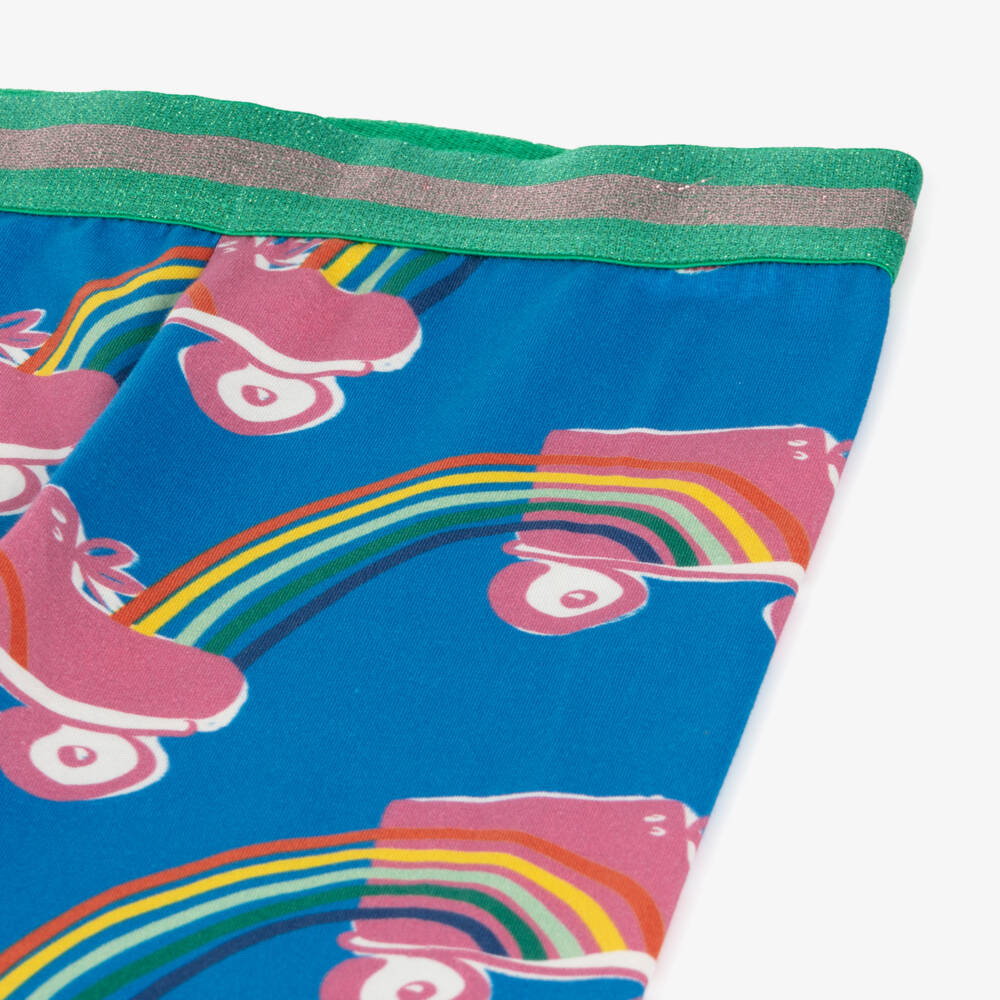 Stella McCartney Kids-Girls Soft Blue Skater Leggings | Childrensalon Outlet