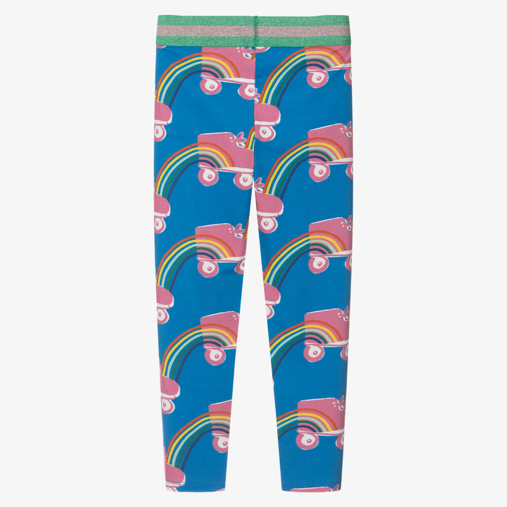 Stella McCartney Kids-Girls Soft Blue Skater Leggings | Childrensalon Outlet