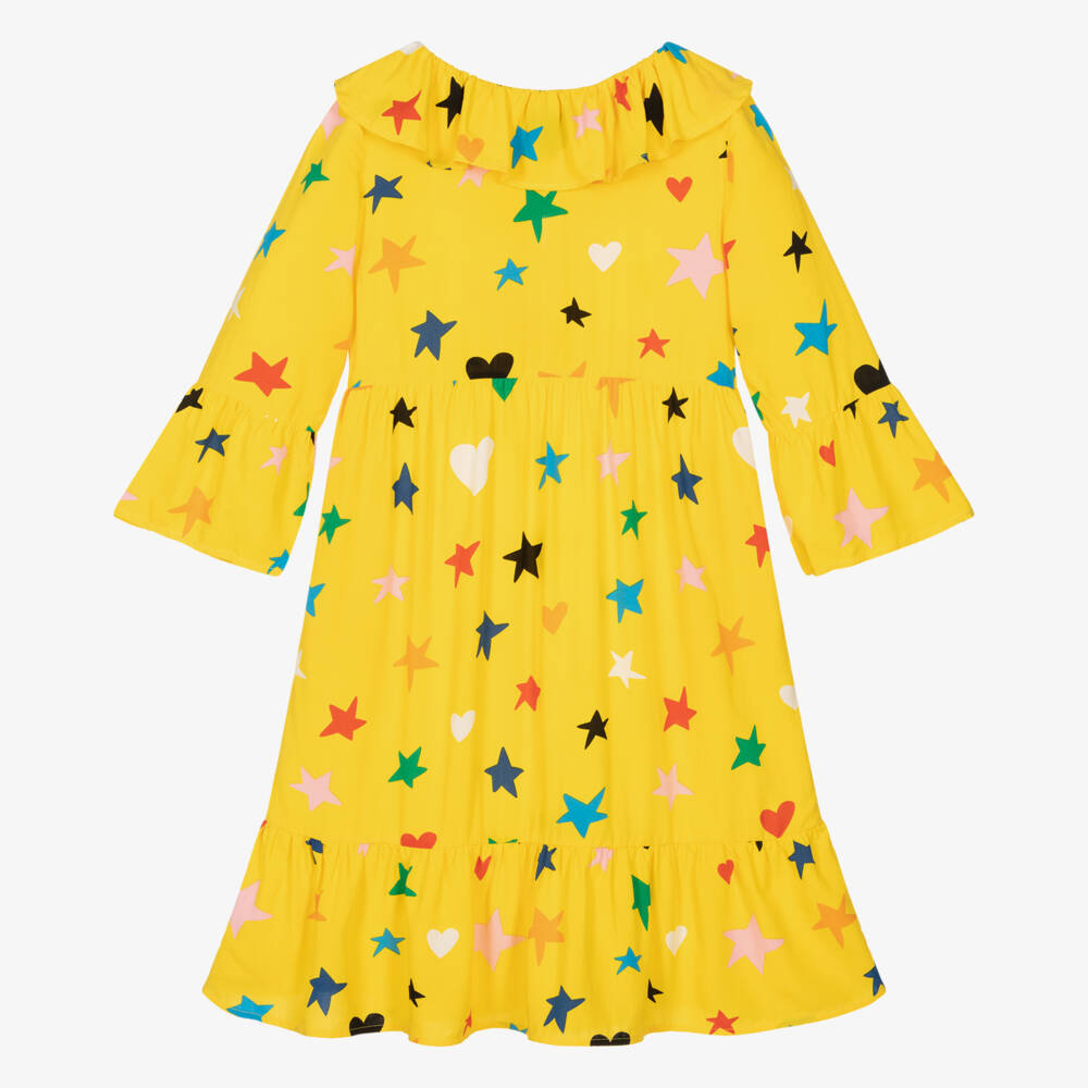 Stella McCartney Kids-Girls Sunlit Starry Pattern Dress | Childrensalon Outlet