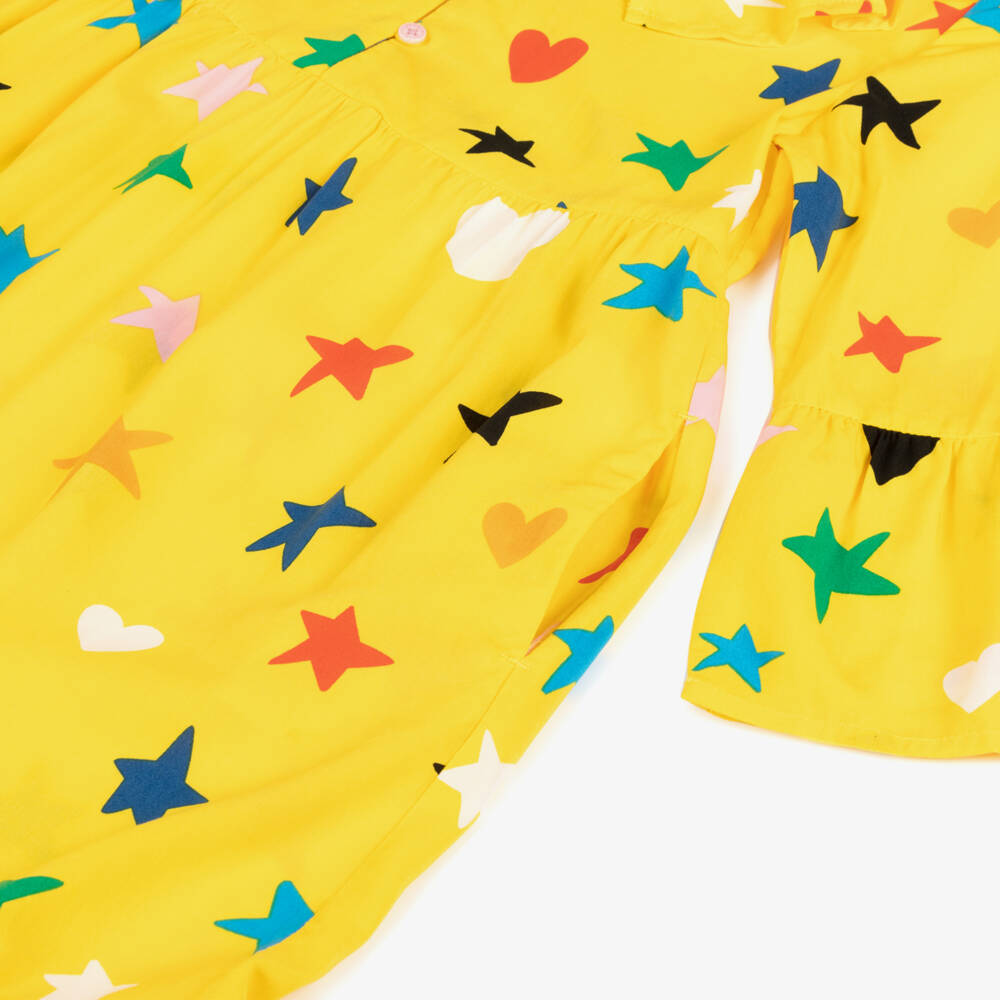 Stella McCartney Kids-Girls Sunlit Starry Pattern Dress | Childrensalon Outlet