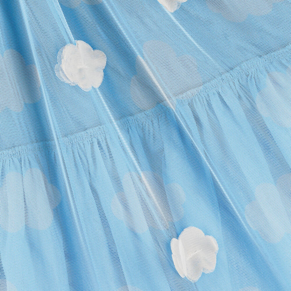 Stella McCartney Kids-Girls Tulle Sky Blue Dress | Childrensalon Outlet