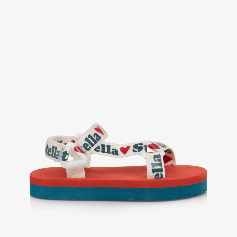 Stella McCartney Kids-Girls Vibrant Foam Sole Sandals | Childrensalon Outlet