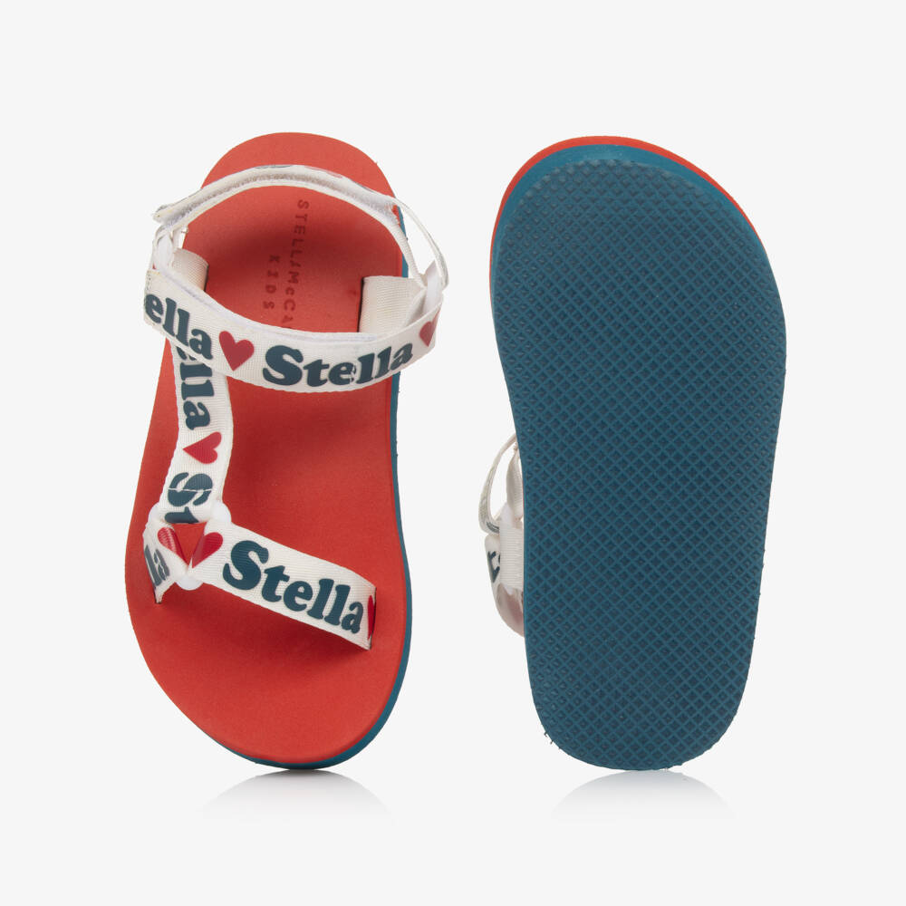 Stella McCartney Kids-Girls Vibrant Foam Sole Sandals | Childrensalon Outlet