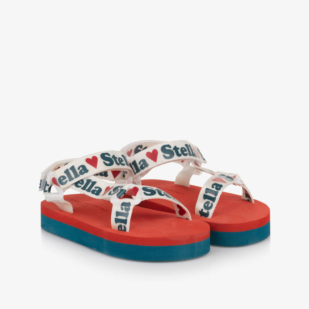 Stella McCartney Kids-Girls Vibrant Foam Sole Sandals | Childrensalon Outlet