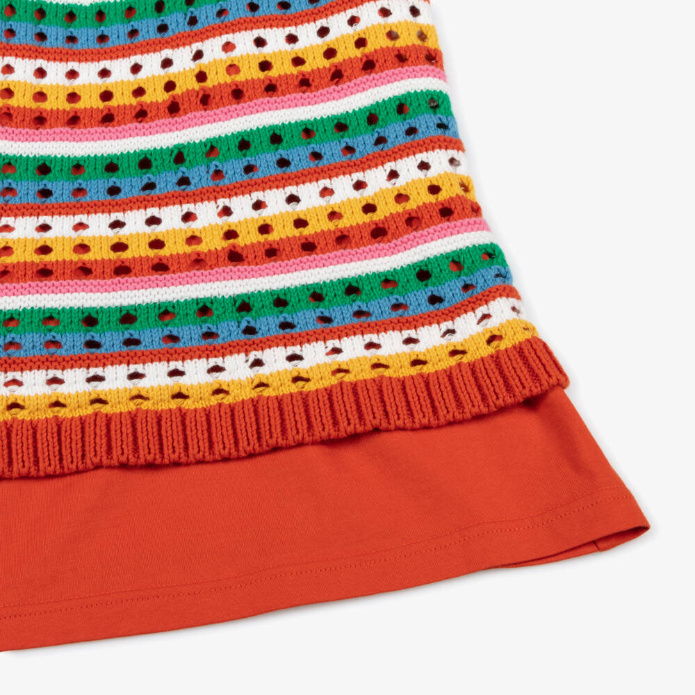 Stella McCartney Kids-فستان مخطط بألوان زاهية للبنات | Childrensalon Outlet