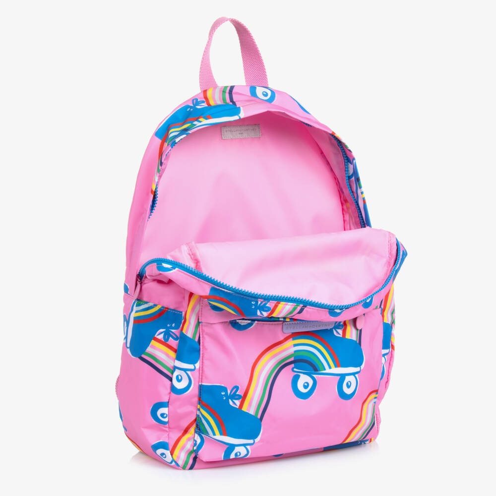 Stella McCartney Kids-Girls Vibrant Pink Adventure Backpack | Childrensalon Outlet