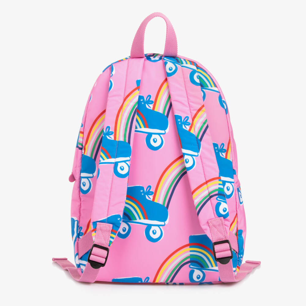 Stella McCartney Kids-Girls Vibrant Pink Adventure Backpack | Childrensalon Outlet