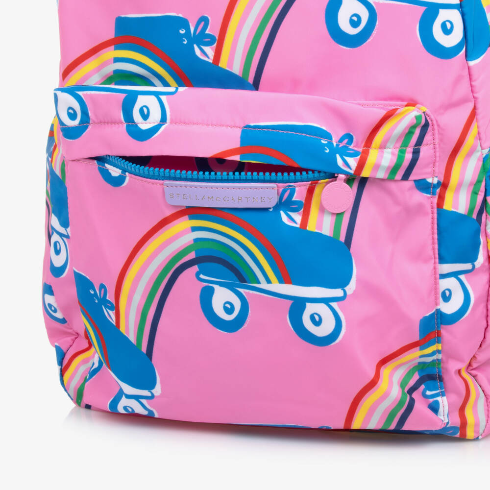 Stella McCartney Kids-Girls Vibrant Pink Adventure Backpack | Childrensalon Outlet