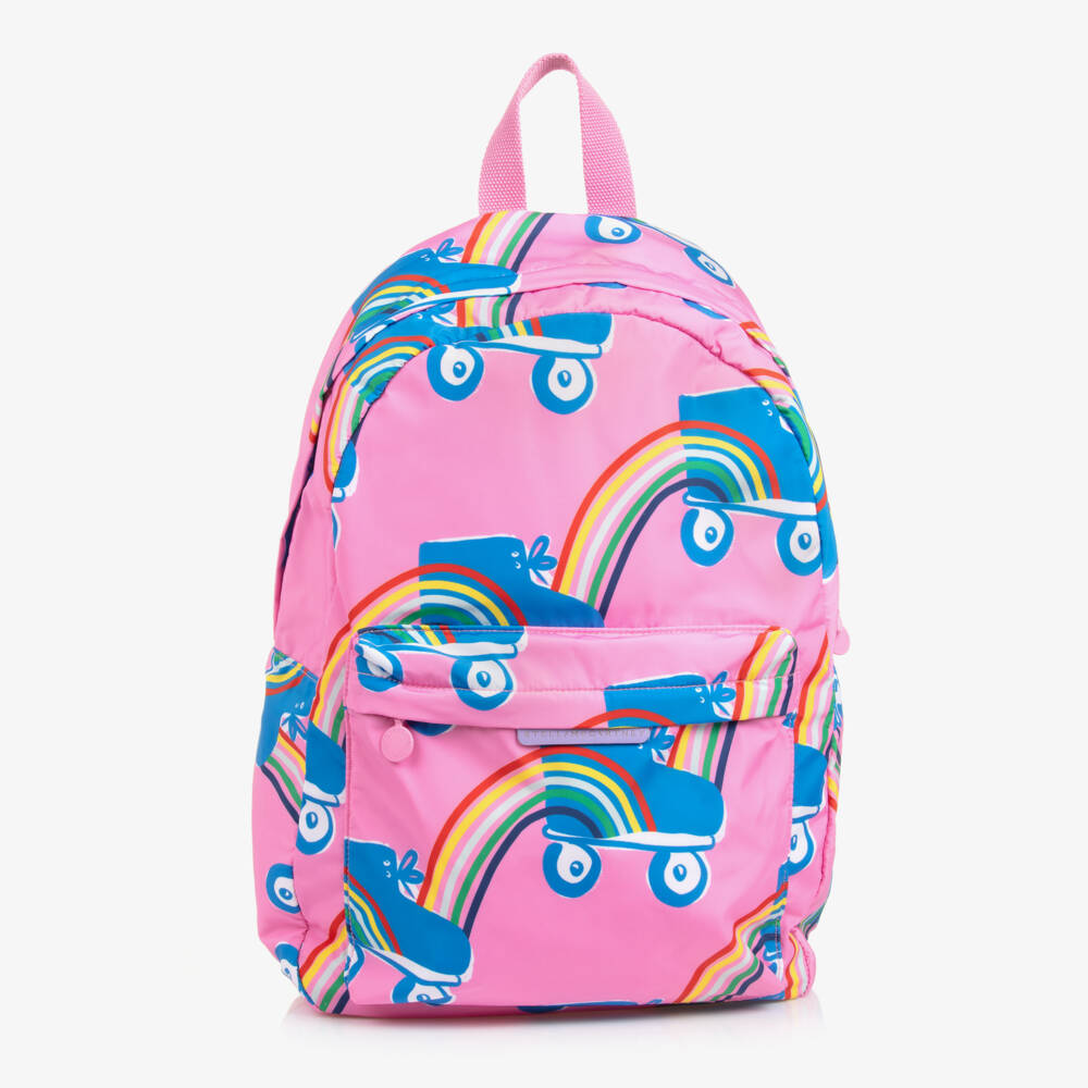 Stella McCartney Kids-Girls Vibrant Pink Adventure Backpack | Childrensalon Outlet