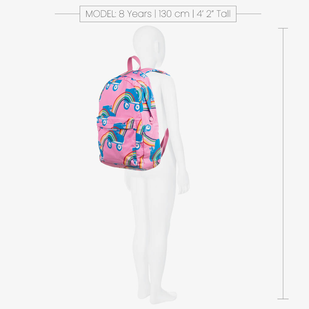 Stella McCartney Kids-Girls Vibrant Pink Adventure Backpack | Childrensalon Outlet