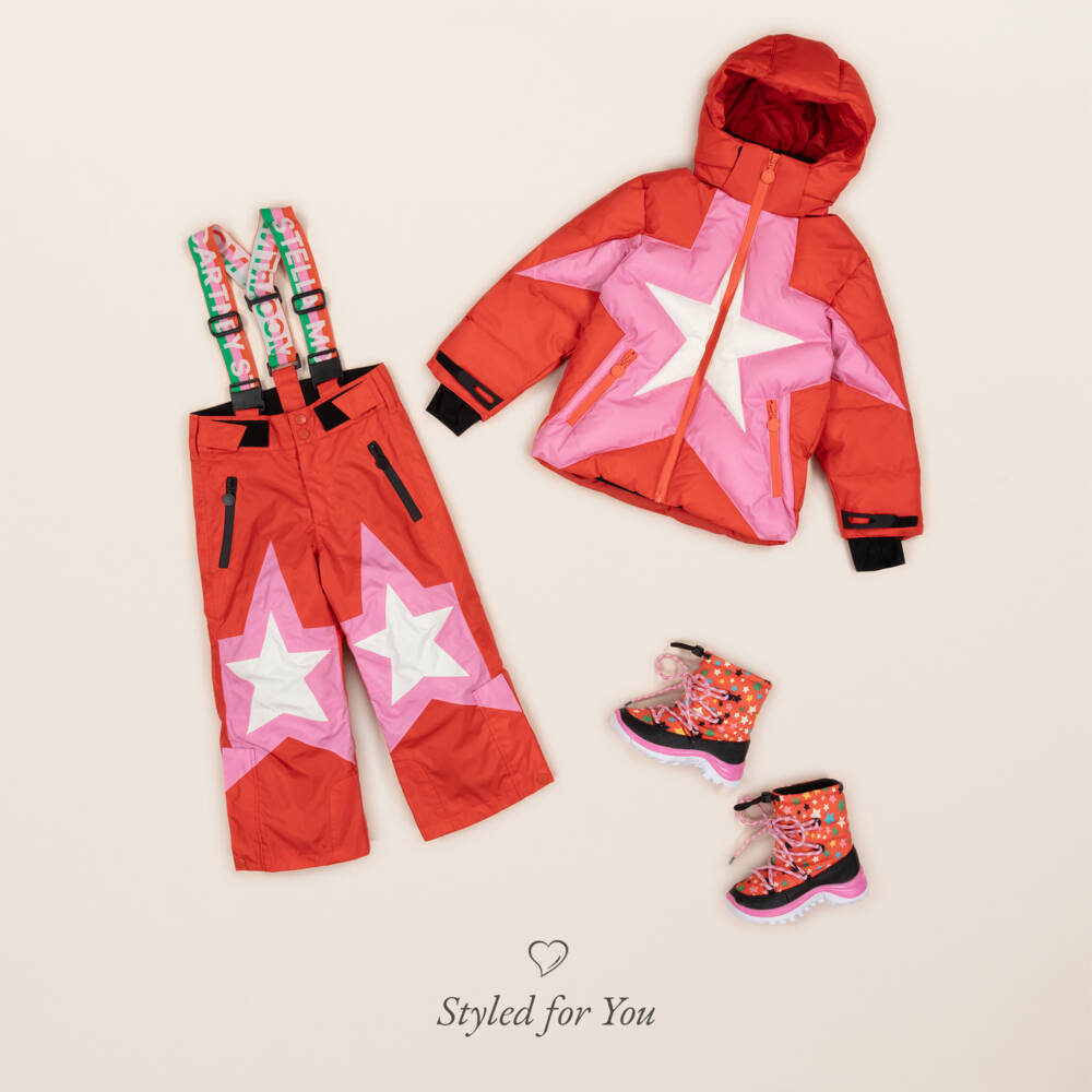 Stella McCartney Kids Ski Wear Capsule-Girls Vibrant Starry Ski Pants | Childrensalon Outlet