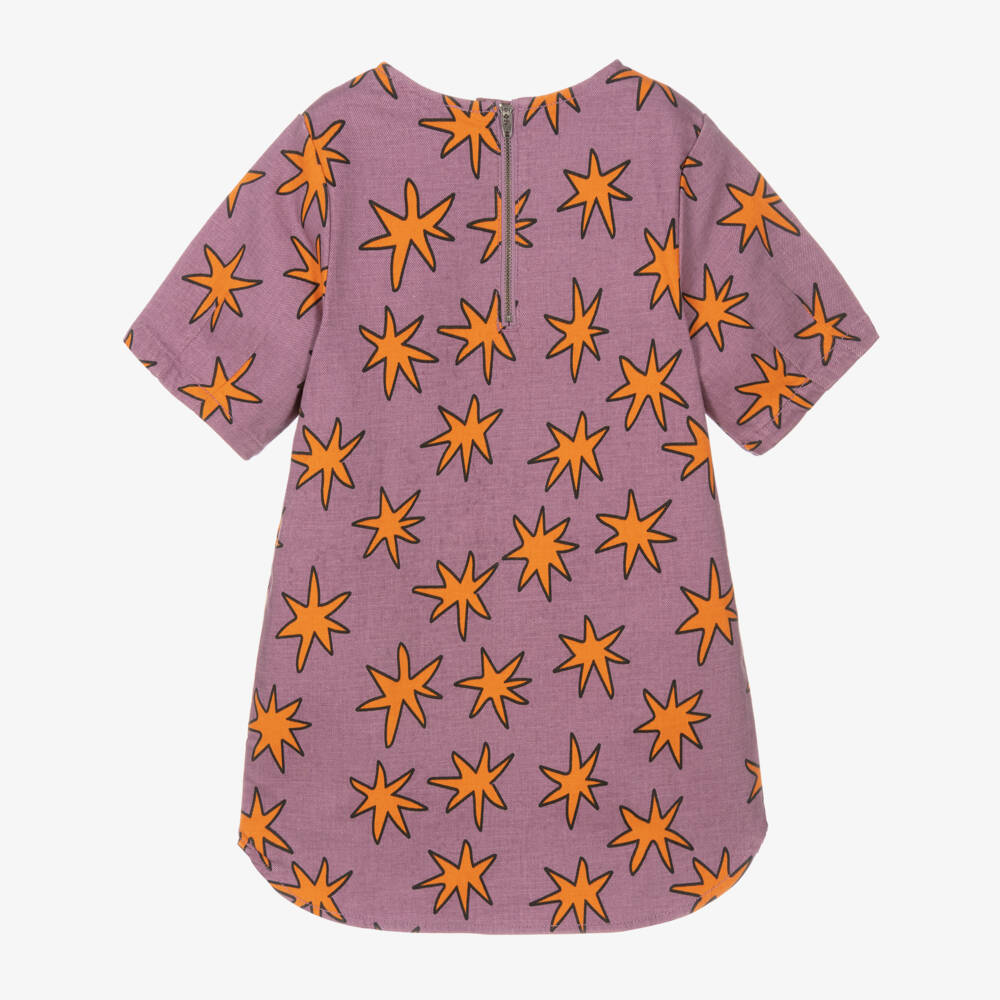 Stella McCartney Kids-Girls Violet Starry Denim Dress | Childrensalon Outlet