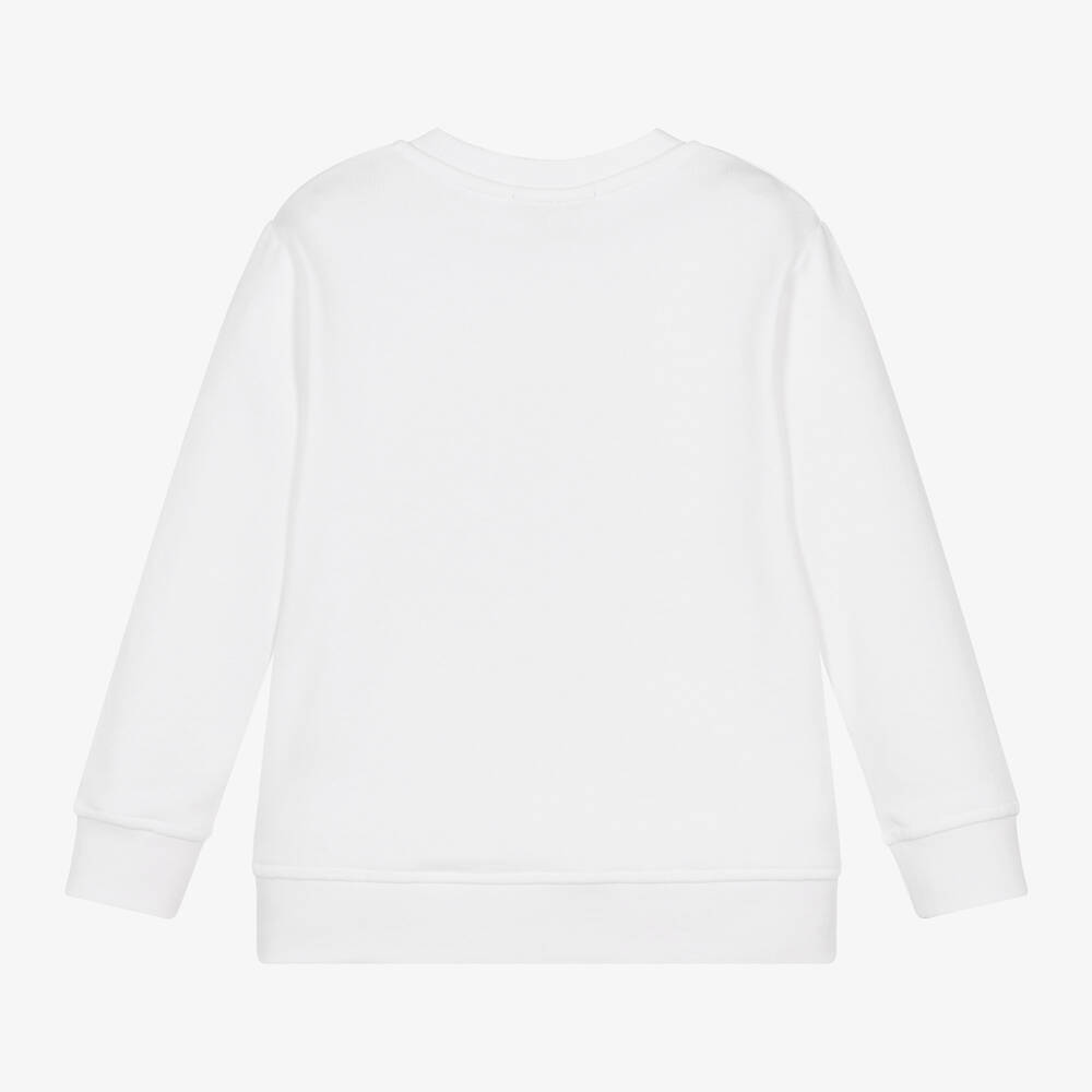 Stella McCartney Kids-Girls White Sun Graphic Sweatshirt | Childrensalon Outlet
