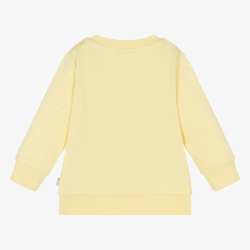 Stella McCartney Kids - Girls Yellow Cotton Sweatshirt