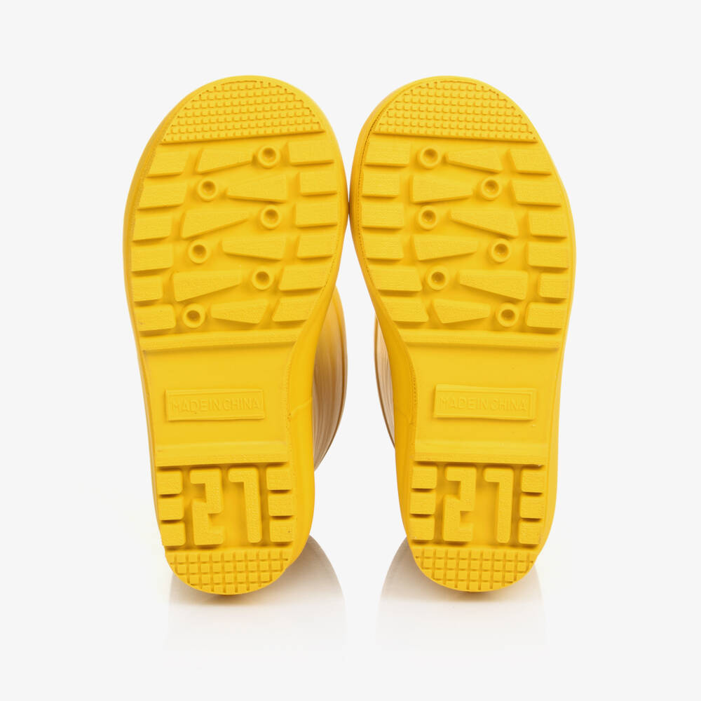 Stella McCartney Kids-Girls Yellow Duck Wellies | Childrensalon Outlet