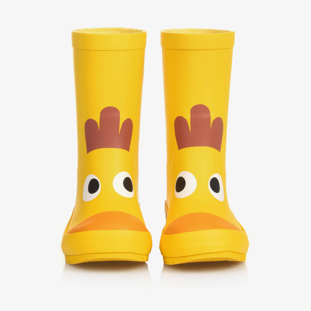 Stella McCartney Kids-Girls Yellow Duck Wellies | Childrensalon Outlet
