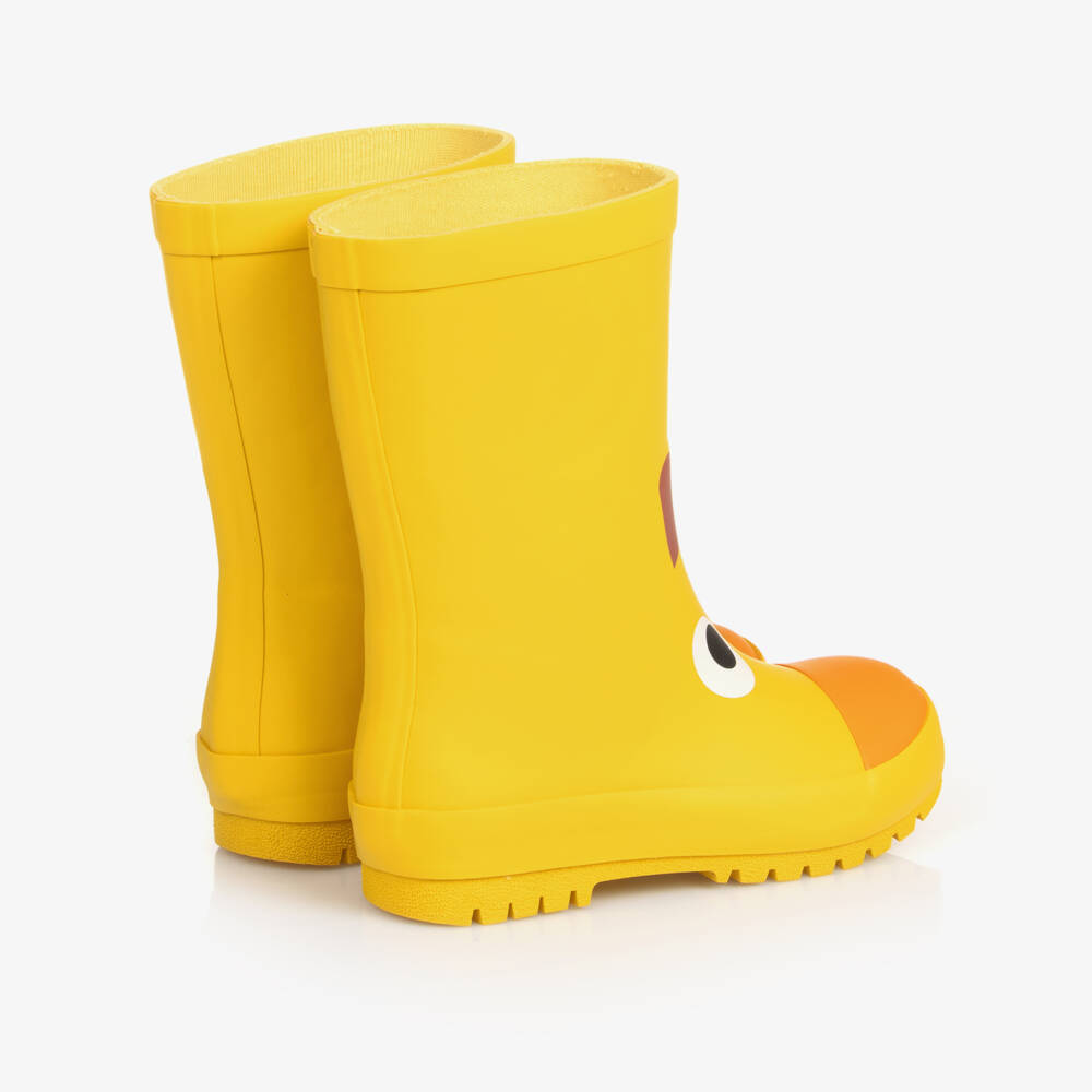 Stella McCartney Kids-Girls Yellow Duck Wellies | Childrensalon Outlet